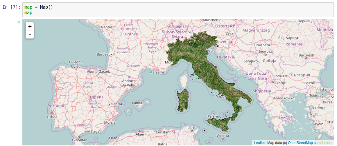 Crop raster by using a vector layer
